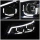D-Motoring - 08-12 Honda Accord Headlights - LED DRL+Chasing Turn Signal - Clear Lens - Projector - Plug-n-Play - Pair - 4