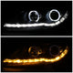 D-Motoring - 11-16 Kia Sportage Headlights - LED DRL+Turn Signal+Halo - Clear Lens - Projector - Plug-n-Play - Pair - 3