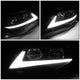 D-Motoring - 12-14 Toyota Camry Headlights - 3D LED DRL - Clear Lens - Projector - Plug-n-Play - Pair - 3