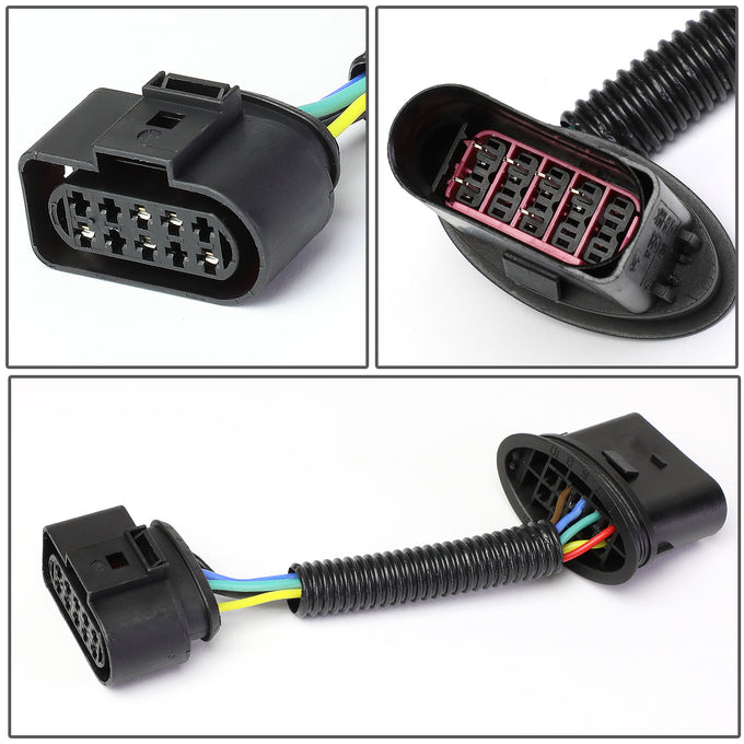 D-Motoring - 10-14 Volkswagen Golf GTI Headlights - Sequential LED Turn Signal+DRL U-Halo - Clear Lens - Plug-n-Play - Pair - 6