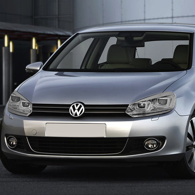 D-Motoring - 10-14 VW Golf/GTI Headlights - Chasing LED Turn Signal+3D DRL - Clear Lens - Projector - Plug-n-Play - Pair - 7