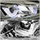 D-Motoring - 10-14 VW Golf/GTI Headlights - Chasing LED Turn Signal+3D DRL - Clear Lens - Projector - Plug-n-Play - Pair - 5