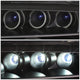 D-Motoring - Headlights - LED DRL - Black Housing - Projector - Plug-n-Play - Pair - Lexus SC300 / SC400 - 4