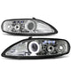 92-00 Lexus SC300 SC400 Headlights - LED DRL - Chrome Housing - Projector - Plug-n-Play - Pair