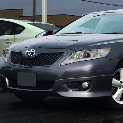D-Motoring - Headlights - LED Signal+DRL - Clear Lens - Projector - Plug-n-Play - Pair - 10-11 Toyota Camry - 7
