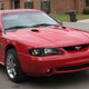 D-Motoring - Headlights - Black Housing - Amber Corner - Plug-n-Play - Pair - 94-98 Ford Mustang - 4