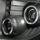 D-Motoring - Headlights - LED Halo Rings - Black Housing - Amber Corner - Projector - Plug-n-Play - Pair - 09-14 Ford F-150 - 3