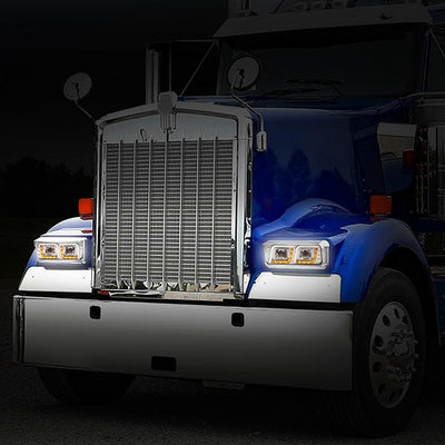 led-drl-turn-signal-81-19-western-star-4800-kenworth-w900-projector-headlight-lamp-chrome-hl-hay-001-ch - 11
