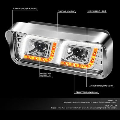 led-drl-turn-signal-81-19-western-star-4800-kenworth-w900-projector-headlight-lamp-chrome-hl-hay-001-ch - 2
