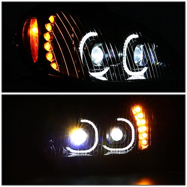 led-drl-turn-signal-04-17-freightliner-columbia-projector-headlight-lamps-black-hl-hay-003-bk - 3