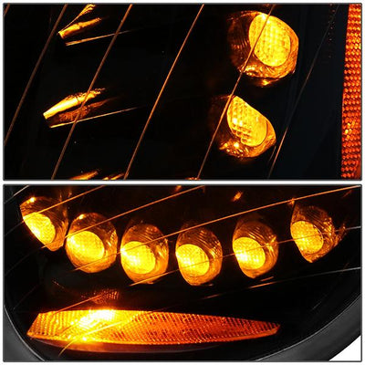 led-drl-turn-signal-04-17-freightliner-columbia-projector-headlight-lamps-black-hl-hay-003-bk - 5