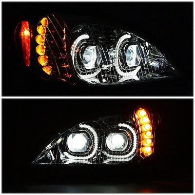 led-drl-turn-signal-04-17-freightliner-columbia-projector-headlight-lamps-chrome-hl-hay-003-ch - 3