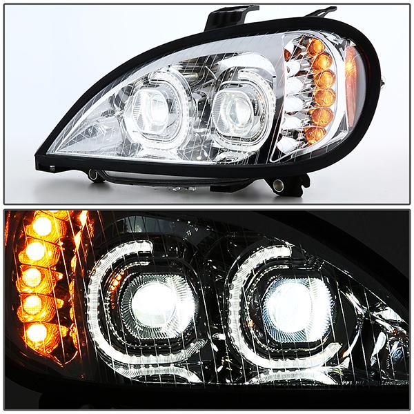 led-drl-turn-signal-04-17-freightliner-columbia-projector-headlight-lamps-chrome-hl-hay-003-ch - 4