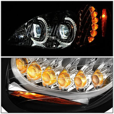 led-drl-turn-signal-04-17-freightliner-columbia-projector-headlight-lamps-chrome-hl-hay-003-ch - 5