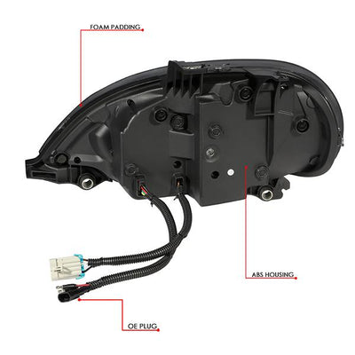 led-drl-turn-signal-04-17-freightliner-columbia-projector-headlight-lamps-chrome-hl-hay-003-ch - 9