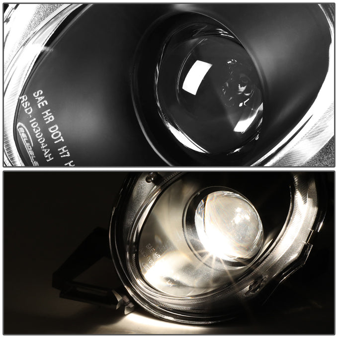D-Motoring - Headlights - Black Housing - Projector - Plug-n-Play - Pair - Lexus SC300 / SC400 - 3