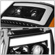 07-14 Tahoe Suburban Headlights - LED Sequential Signal - Clear Lens - Amber Corner - Projector - Pair - 4