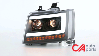 07-14-tahoe-suburban-headlights-led-sequential-signal-clear-lens-clear-corner-projector-pair-hl-hpl-csa07-bk-cl1 - 11