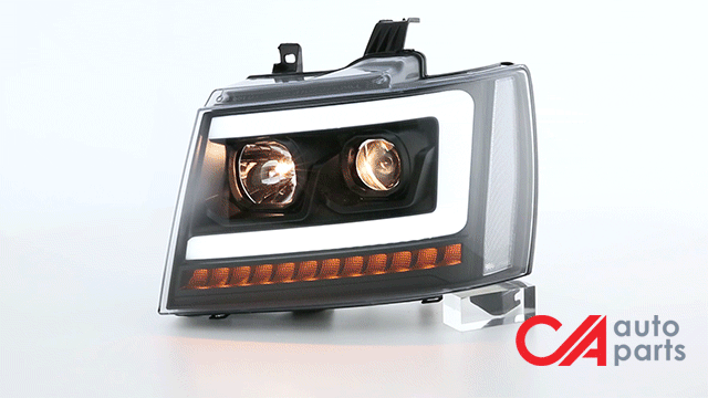 07-14-tahoe-suburban-headlights-led-sequential-signal-clear-lens-clear-corner-projector-pair-hl-hpl-csa07-bk-cl1 - 11