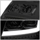 07-14 Tahoe Suburban Headlights - LED Sequential Signal - Smoked Lens - Amber Corner - Projector - Pair - 4