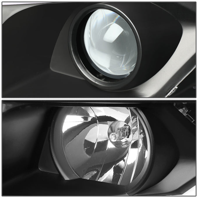 D-Motoring - 7-14 Chevy Silverado 1500 2500 3500 Headlights - Dual LED DRL Strips - Clear Lens - Amber Corner - Plug-n-Play - Pair - 4