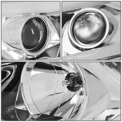 D-Motoring - 07-14 Chevy Silverado Headlights - Dual LED DRL Tube - Clear Lens - Clear Corner - Projector - Plug-n-Play - Pair - 5
