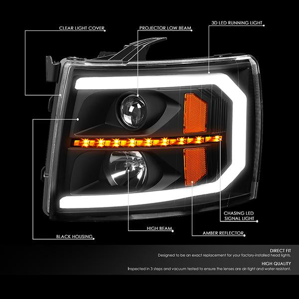led-sequential-turn-signal-07-14-chevy-silverado-1500-2500-3500-projector-headlight-hl-hpl-csil07-g3-bk-am - 2