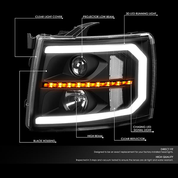 led-sequential-turn-signal-07-14-chevy-silverado-1500-2500-3500-projector-headlight-hl-hpl-csil07-g3-bk-cl1 - 2
