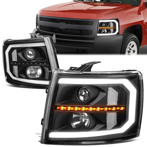 led-sequential-turn-signal-07-14-chevy-silverado-1500-2500-3500-projector-headlight-hl-hpl-csil07-g3-bk-cl1 - 1