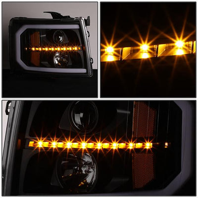 led-sequential-turn-signal-07-14-chevy-silverado-1500-2500-3500-projector-headlight-hl-hpl-csil07-g3-bk-sm-am - 5