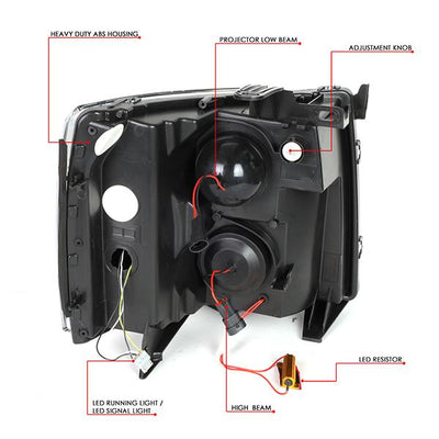 led-sequential-turn-signal-07-14-chevy-silverado-1500-2500-3500-projector-headlight-hl-hpl-csil07-g3-ch-am - 9