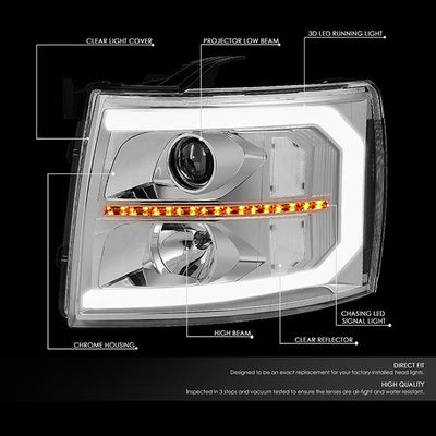 led-sequential-turn-signal-07-14-chevy-silverado-1500-2500-3500-projector-headlight-hl-hpl-csil07-g3-ch-cl1 - 2