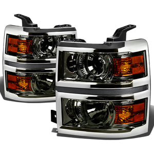 Headlights 14-15 Chevy Silverado 1500