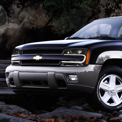 D-Motoring - Headlights - LED DRL - Black Housing - Amber Corner - Projector - Plug-n-Play - Pair - Chevrolet Trailblazer / Trailblazer EXT - 5