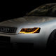 D-Motoring - Headlights - LED DRL+Turn Signal - Projector - Plug-n-Play - Pair - Audi A4 / A4 Quattro / S4 / S4 Quattro - 7