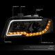 D-Motoring - Headlights - LED DRL+Turn Signal - Projector - Plug-n-Play - Pair - Audi A4 / A4 Quattro / S4 / S4 Quattro - 2