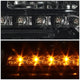 D-Motoring - Headlights - LED DRL+Turn Signal - Projector - Plug-n-Play - Pair - Audi A4 / A4 Quattro / S4 / S4 Quattro - 3