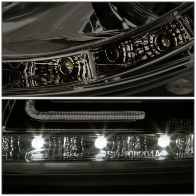D-Motoring - Headlights - LED DRL+Turn Signal - Projector - Plug-n-Play - Pair - Audi A4 Sedan / Wagon / S4 Sedan / Wagon - 3