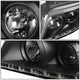 D-Motoring - Headlights - LED DRL+Corner - Black Housing - Projector - Plug-n-Play - Pair - 96-01 Audi A4 & Quattro Models - 4