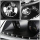 D-Motoring - Headlights - LED DRL+Corner - Black Housing - Projector - Plug-n-Play - Pair - 98-01 Audi A6 / A6 Quattro - 4
