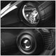 D-Motoring - Headlights - Black Housing - Clear Corner - Projector - Plug-n-Play - Pair - 07-11 Honda CRV - 3