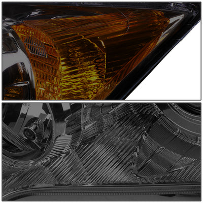 D-Motoring - Headlights - Smoked Lens - Projector - Plug-n-Play - Pair - 07-11 Honda CRV - 4