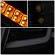 D-Motoring - 11-13 Jeep Grand Cherokee Headlights - LED DRL+Signal - Smoked Lens - Clear Corner - Projector - Plug-n-Play - Pair - 4
