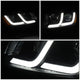 D-Motoring - 14-16 Jeep Grand Cherokee Headlights - LED DRL - Clear Lens - Amber Corner - Projector - Plug-n-Play - Pair - 3