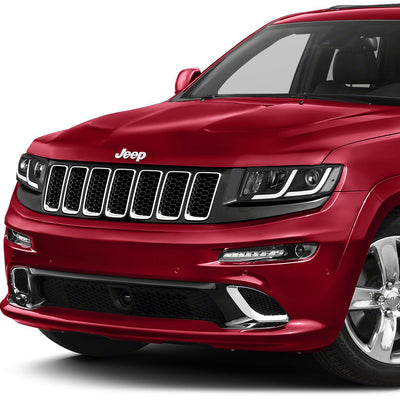D-Motoring - 14-16 Jeep Grand Cherokee Headlights - LED DRL - Clear Lens - Clear Corner - Projector - Plug-n-Play - Pair - 7