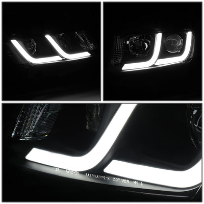 D-Motoring - 14-16 Jeep Grand Cherokee Headlights - LED DRL - Clear Lens - Clear Corner - Projector - Plug-n-Play - Pair - 3