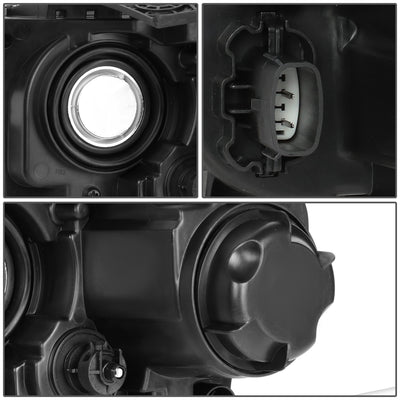 D-Motoring - 14-16 Jeep Grand Cherokee Headlights - LED DRL - Clear Lens - Clear Corner - Projector - Plug-n-Play - Pair - 5