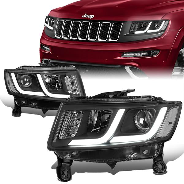 14-16-jeep-grand-cherokee-headlights-led-drl-clear-lens-clear-corner-projector-plug-n-play-pair-hl-hpl-jgc14-bk-cl1 - 1
