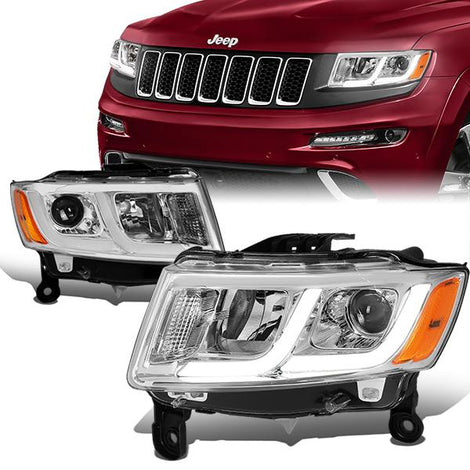 14-16-jeep-grand-cherokee-headlights-led-drl-clear-lens-amber-corner-projector-plug-n-play-pair-hl-hpl-jgc14-ch-am - 1