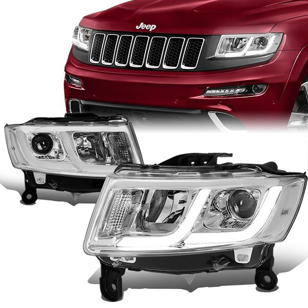 14-16-jeep-grand-cherokee-headlights-led-drl-clear-lens-clear-corner-projector-plug-n-play-pair-hl-hpl-jgc14-ch-cl1 - 1